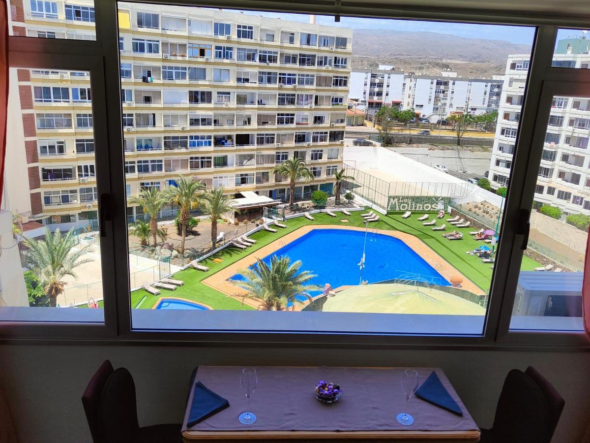 Residencial Los Molinos Con Piscina, Tv Internacional Y Wifi Playa del Inglés Eksteriør billede
